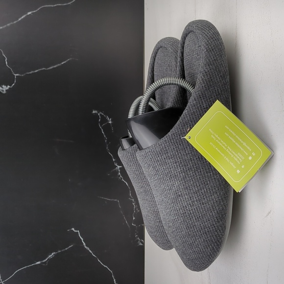 UltraIdeas Men's Lightweight Memory Foam Cotton Slippers Gray sz 7-8(S) - Picture 4 of 10